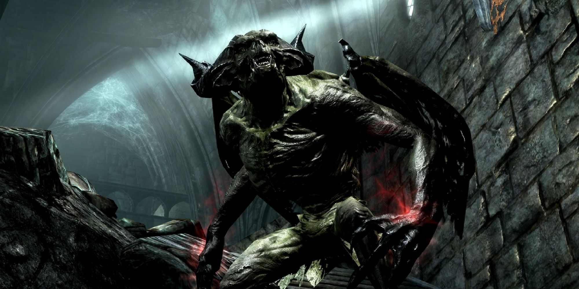 A vampire-lord as shown in the dawnguard expansion for Skyrim