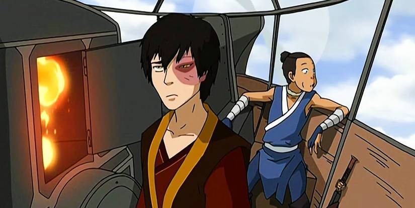Sokka and Zuko in Avatar The Last Airbender
