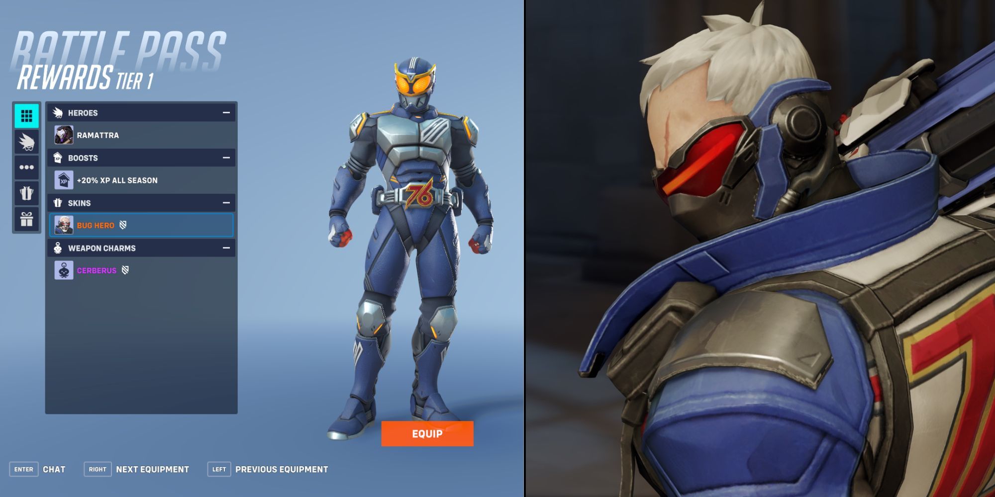 Soldier 76 - Bug Hero Skin