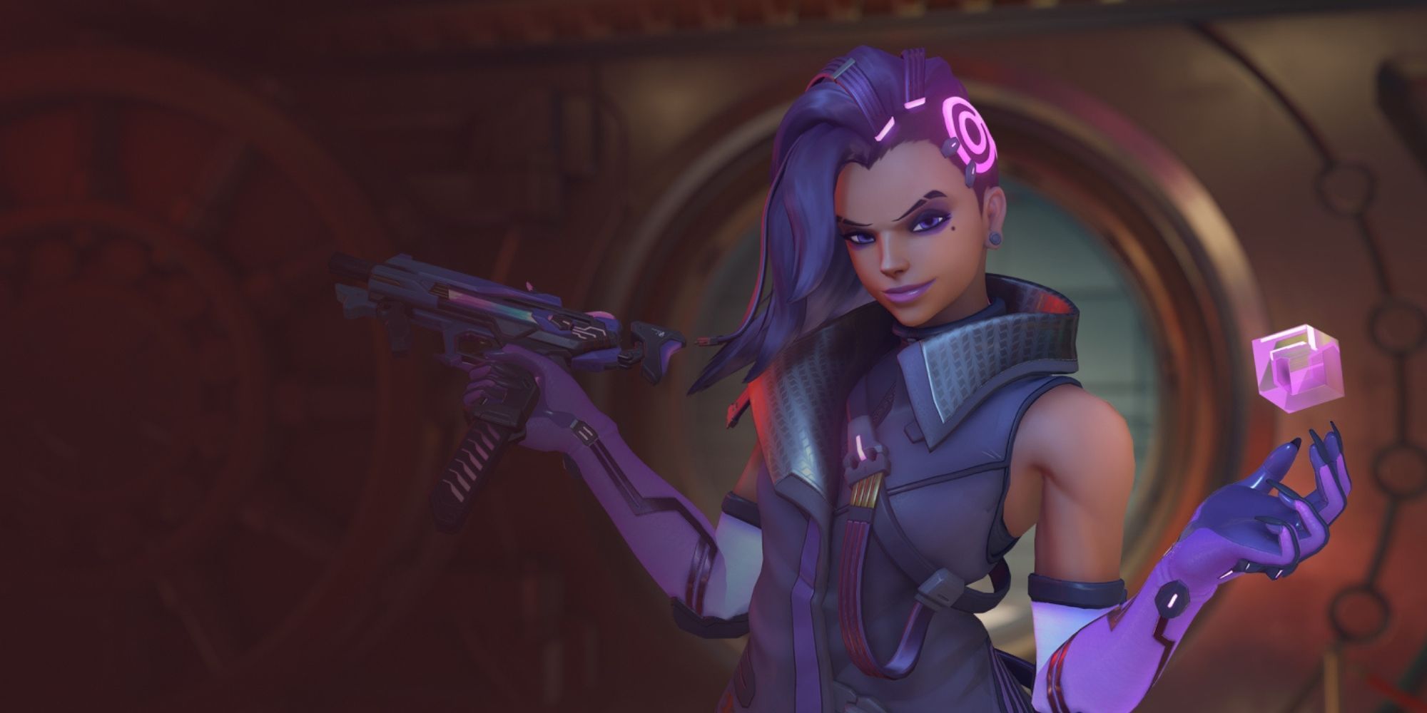 Sombra from Overwatch highlight pose 