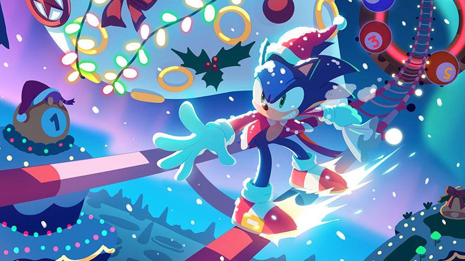 Sonic Channel 2019 Official Art Christmas