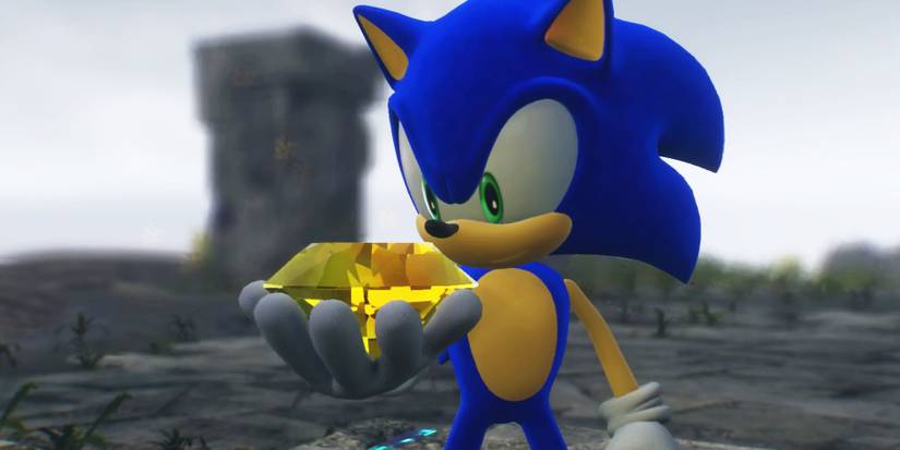 Sonic Chaos Island Yellow Emerald