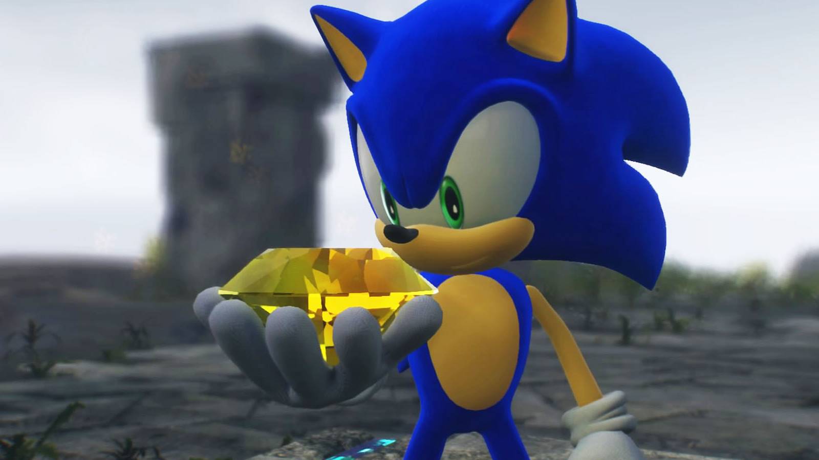 Sonic Chaos Island Yellow Emerald
