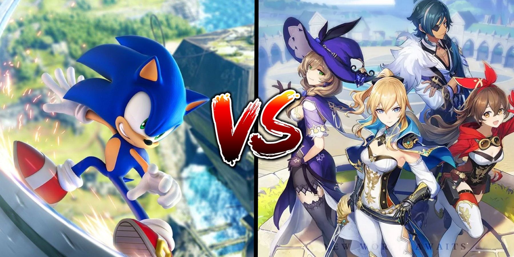Sonic Frontiers vs Genshin Impact