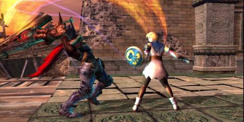 Nightmare battling against Sophitia