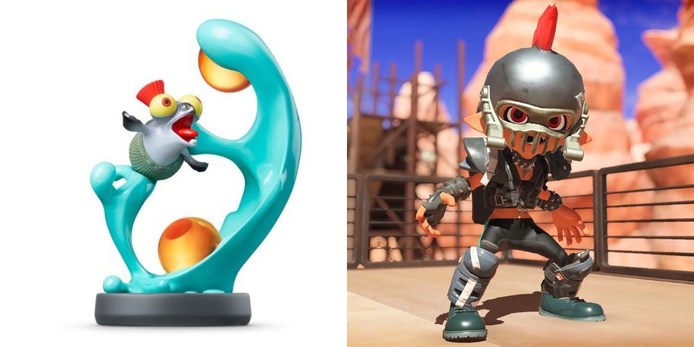 Splatoon 3: все экипировки Amiibo, ранговые