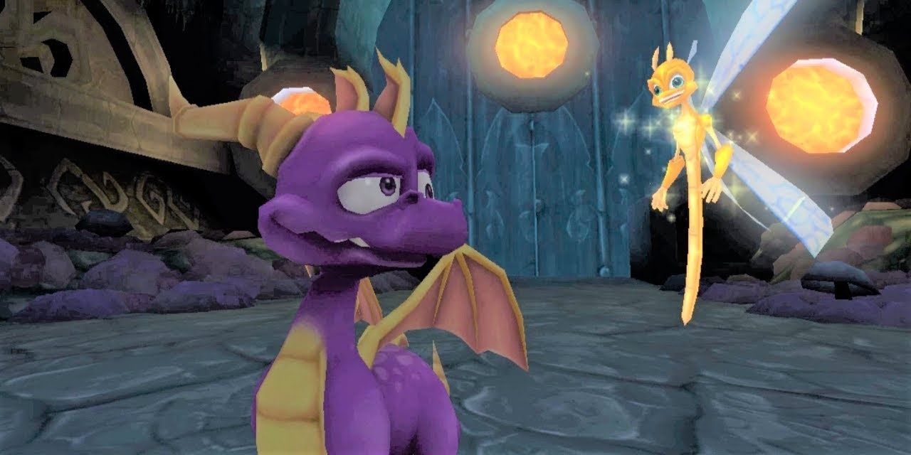 Spyro and Sparx in The Legend of Spyro: The Eternal Night
