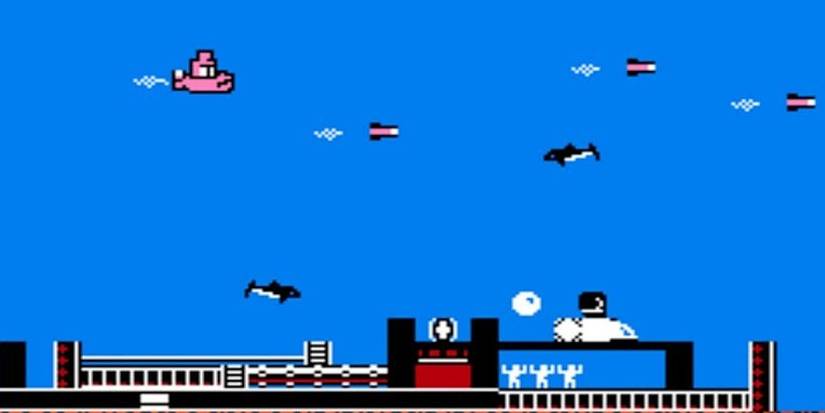 Sqoon NES submarines firing 
