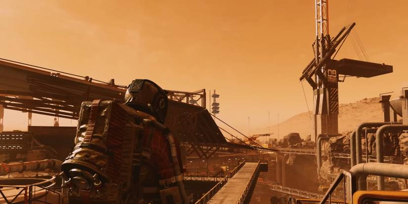 Starfield Mars Mining Colony