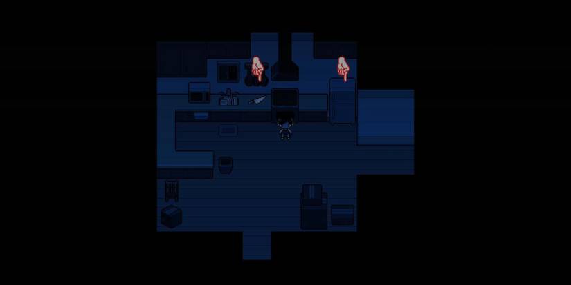 The player given a choice of the Steak Knife or the fridge in Omori