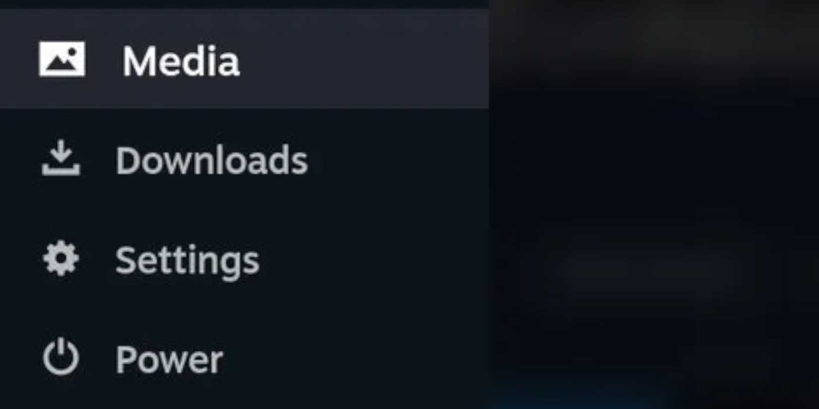 Steam Deck - Media option
