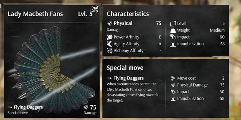 Steel Rising Lady Macbeth Fans