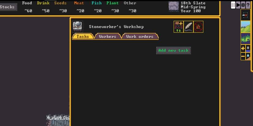 Stoneworkers Workshop Dwarf Fortress