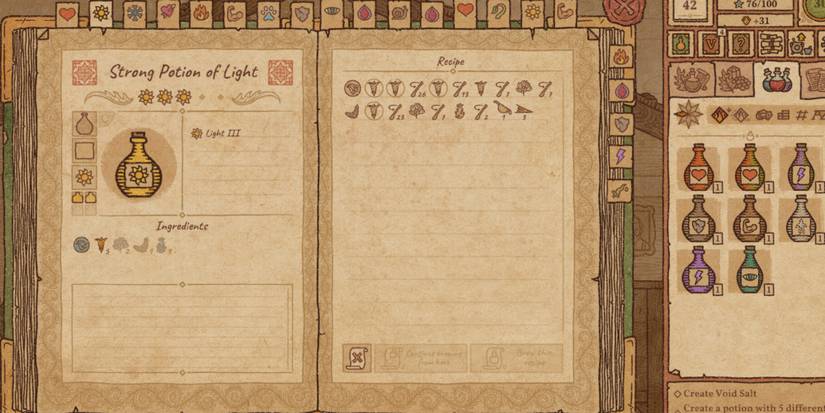 strong potion of light