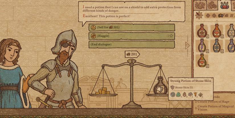 strong potion of stone skin potion craft 