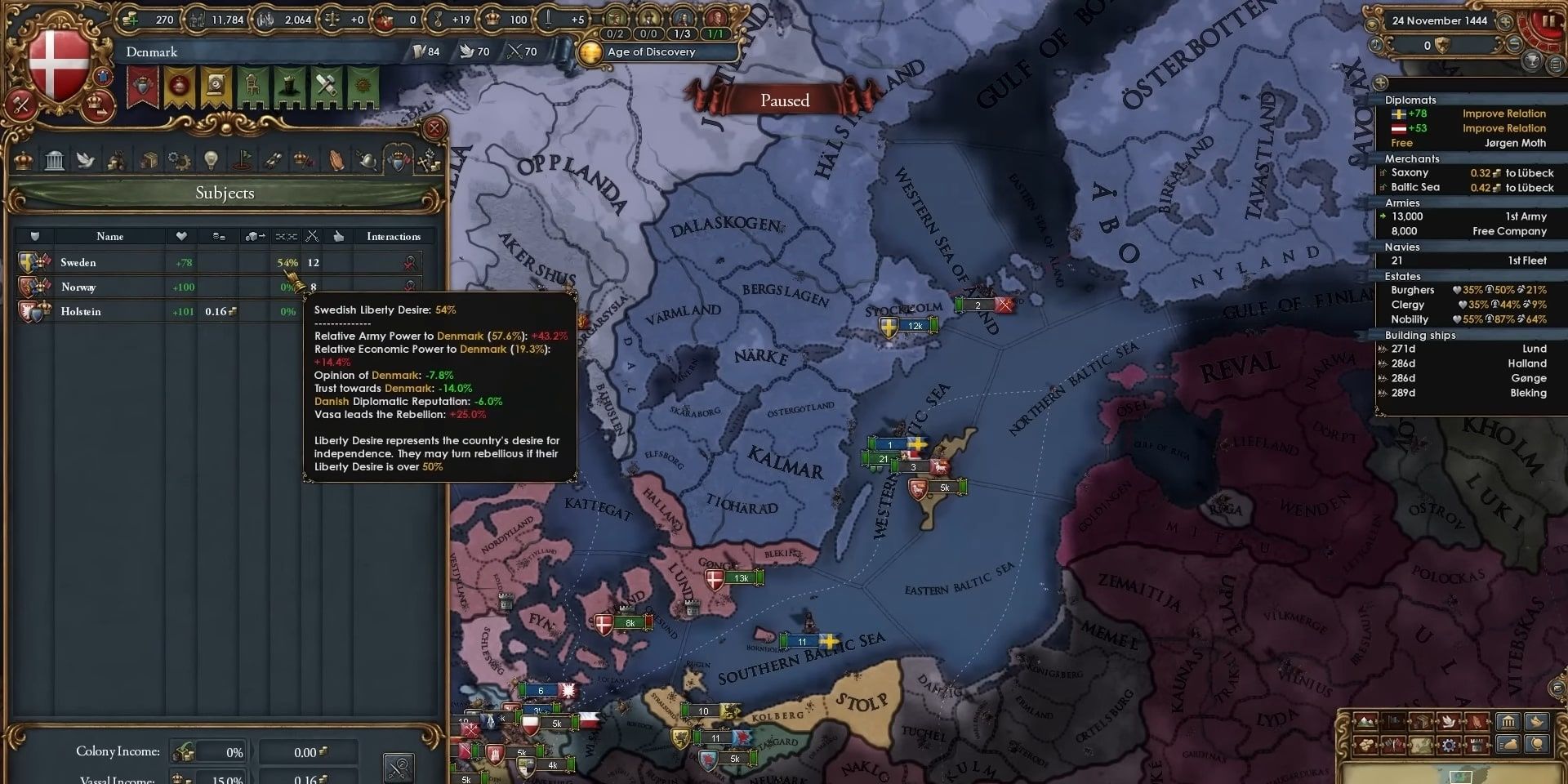 EU4 Lions Of The North Sweden Liberty Desire