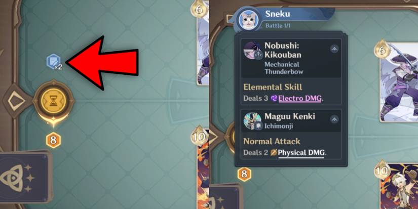 tcg combat pattern in genshin impact