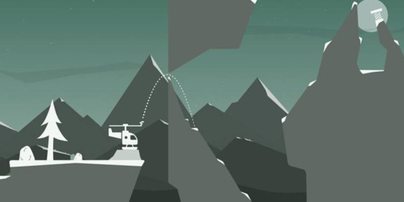 skier in That Flipping Mountain