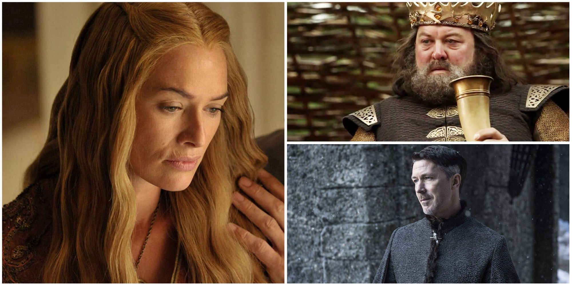 The 7 Deadly Sins Of Game Of Thrones Characters Cersei Robert and Littlefinger