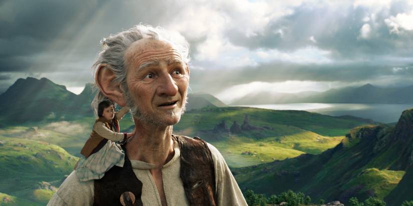 BFG and Sophie in The BFG