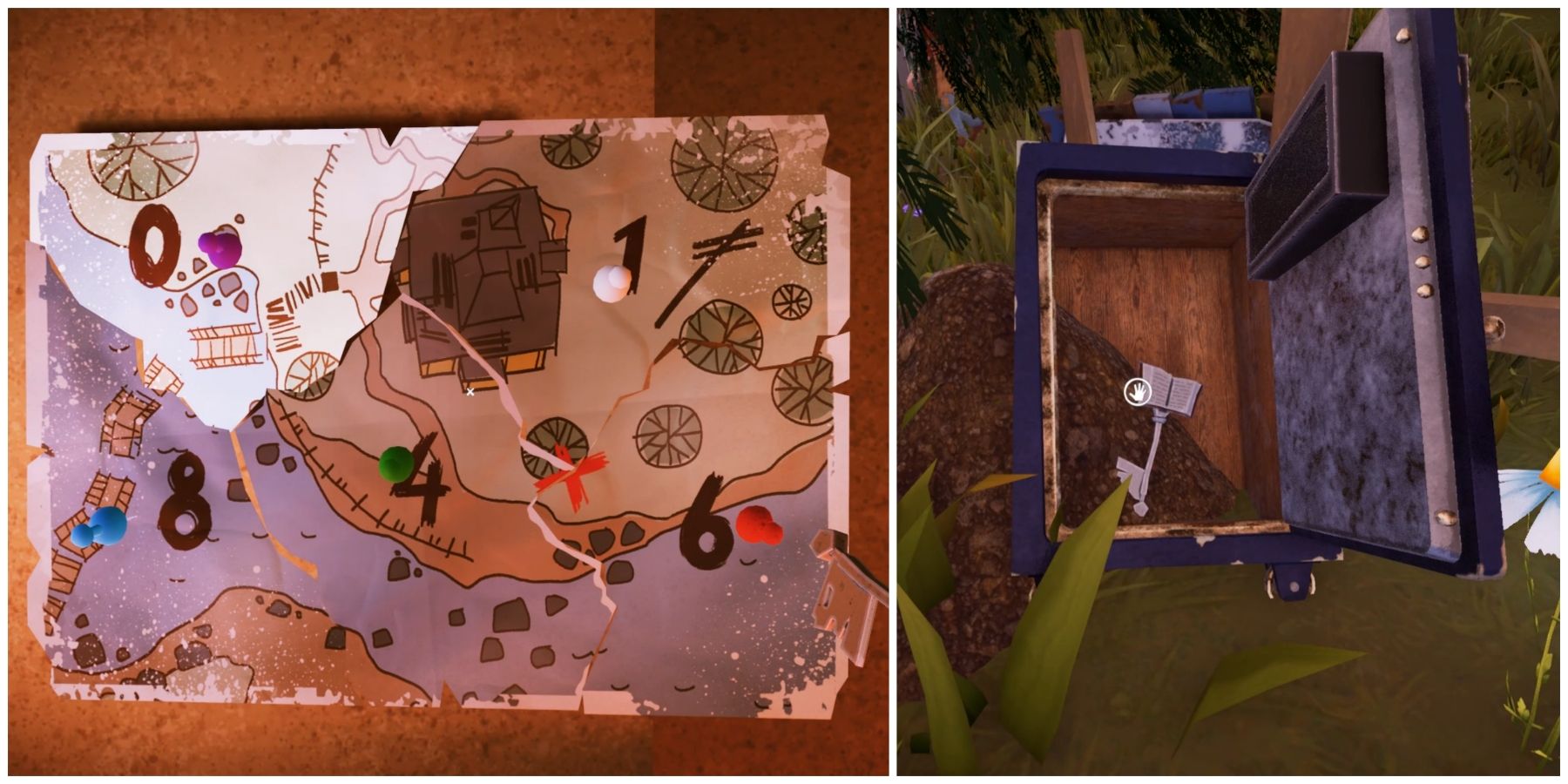 the book shaped key location in hello neighbor 2