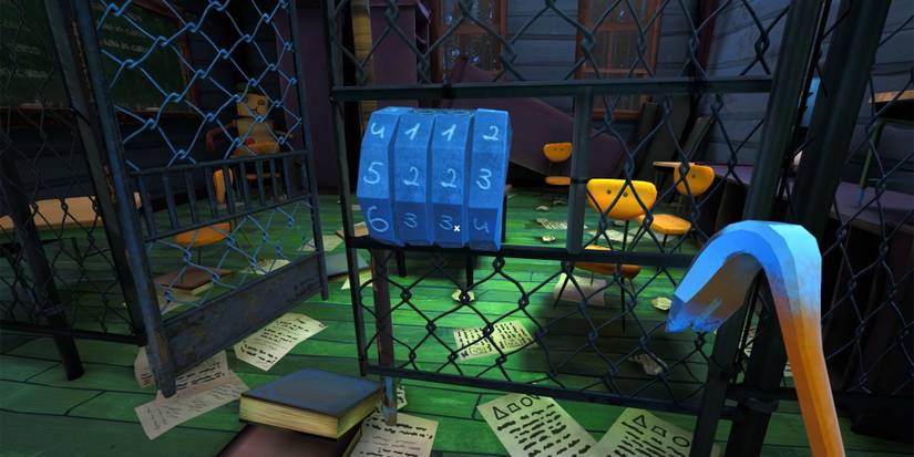 the cage password in hello neighbor 2