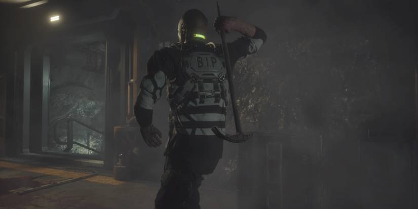 Hero attack pose of Jacob in The Callisto Protocol