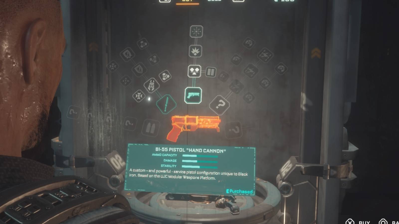 Choosing certain weapon upgrades in The Callisto Protocol