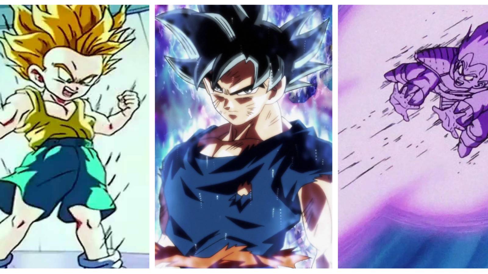 The Coolest Abilities in All of Dragon Ball Super Saiyan Trunks Ultra Instinct Goku Gallick Gun Vegeta
