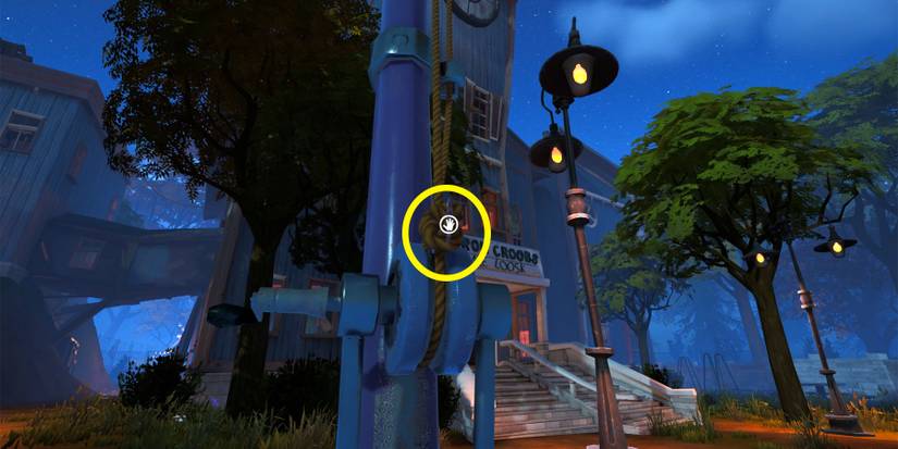 the flag pole in hello neighbor 2