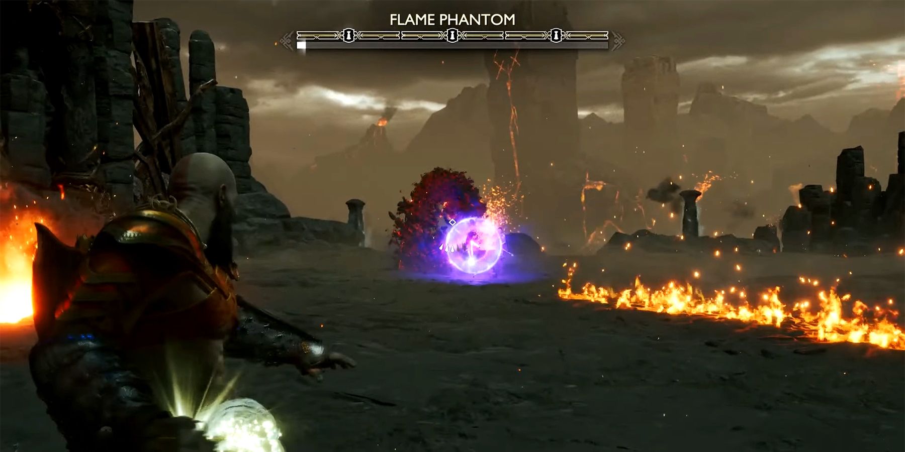 the flame phantom in god of war ragnarok