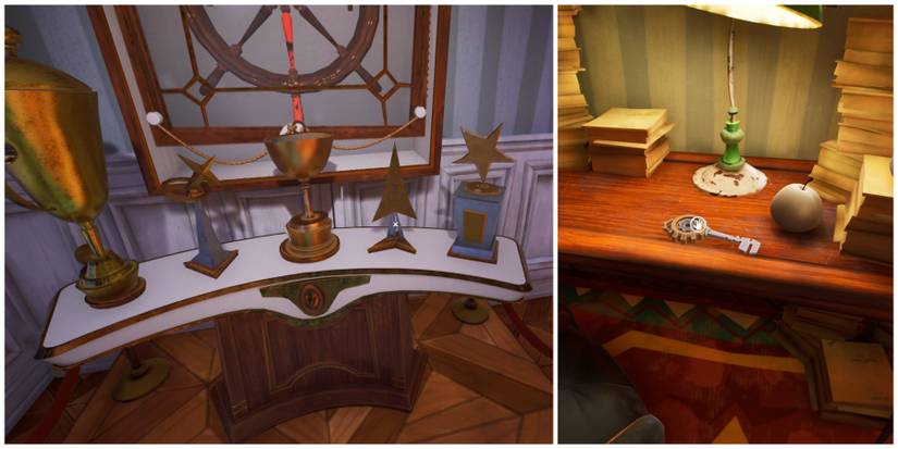 the gear shaped key location in hello neighbor 2