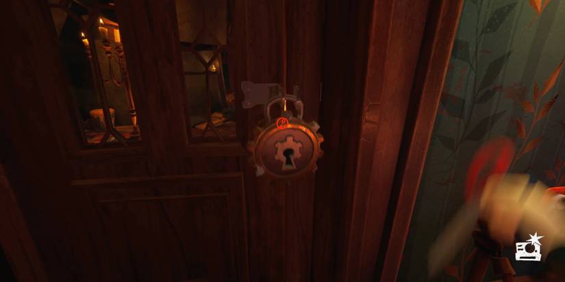the gear shaped lock in hello neighbor 2