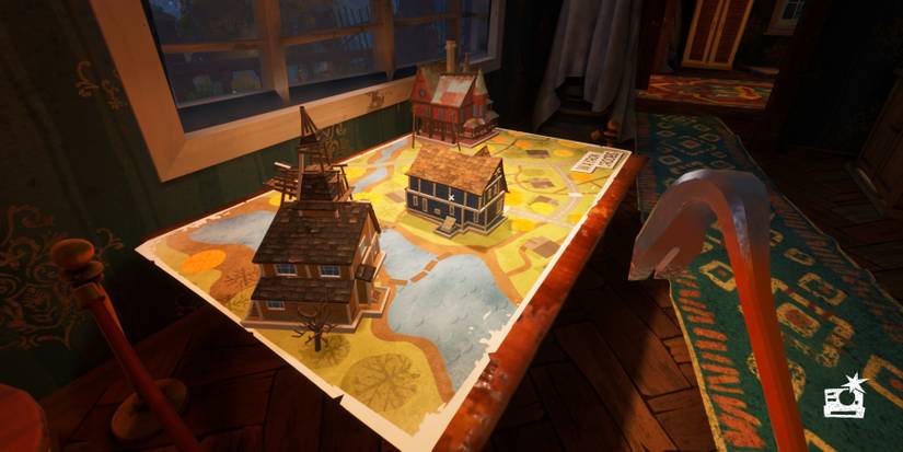 the houses puzzle solution in hello neighbor 2