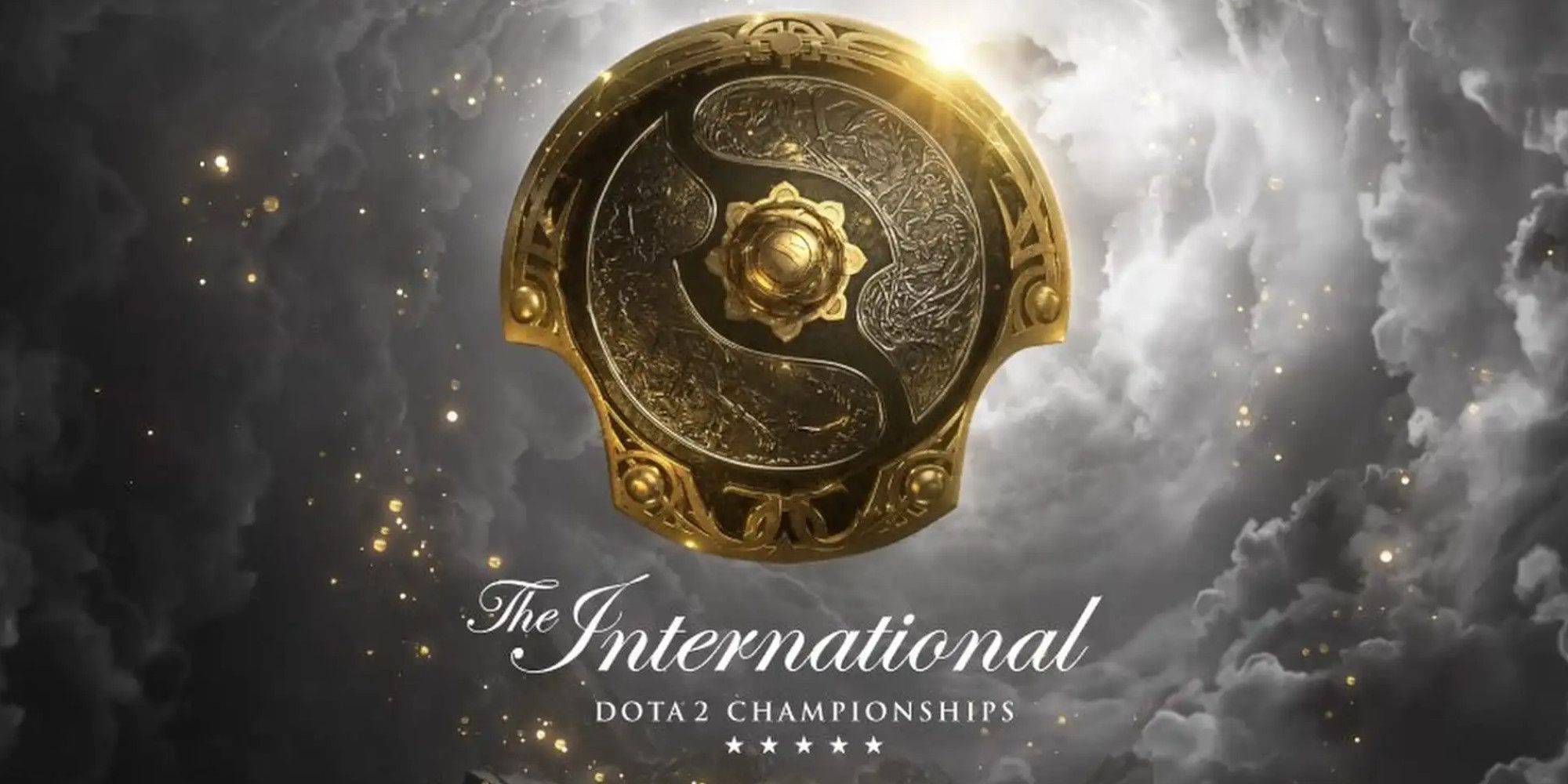 The International's logo on a cloudy background