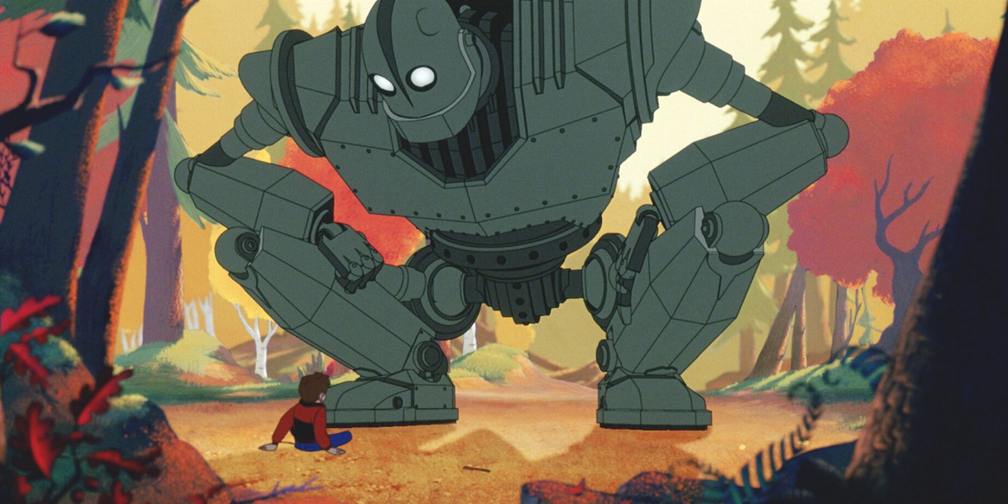 The Iron Giant and Hogarth in The Iron Giant