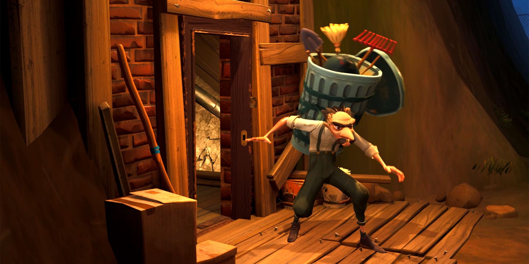 the janitor in hello neighbor 2