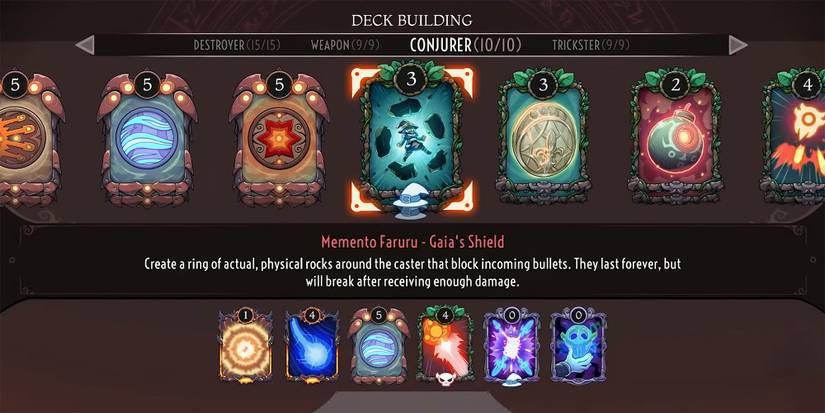 The Knight Witch - A Look At The Deckbuilding Menu