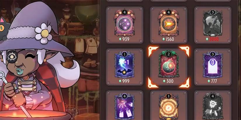 The Knight Witch - Buying Spell Cards At The NPC Merchant