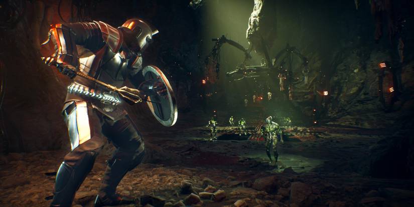 A promotional image from the indie action adventure game The Last Oricru.