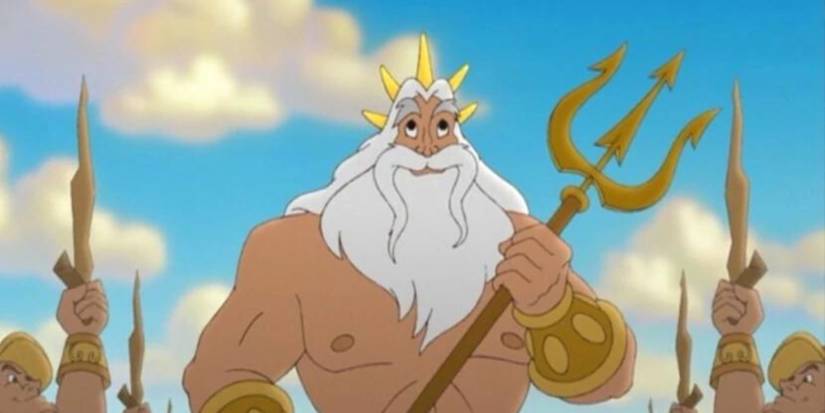 King Triton in The Little Mermaid