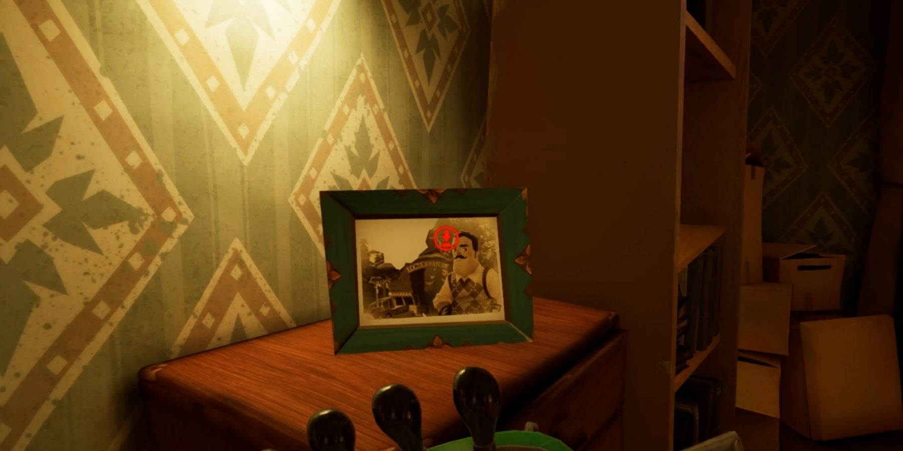 the picture frame puzzle in hello neighbor 2