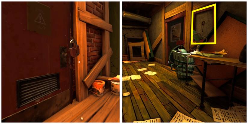 the principal door key location in hello neighbor 2