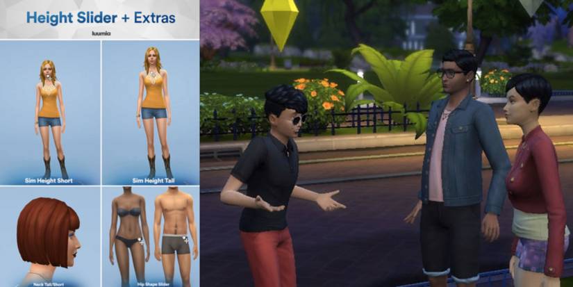 The Sims 4 Height Slider Mod