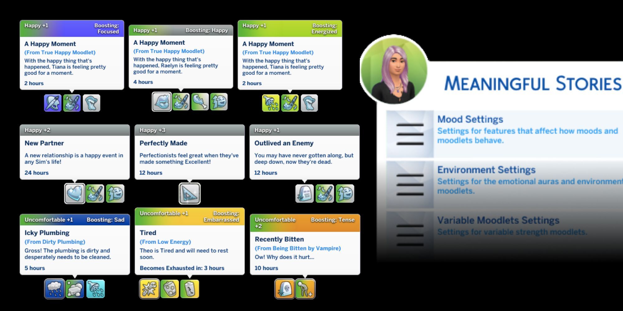 The Sims 4 Meaningful Stories