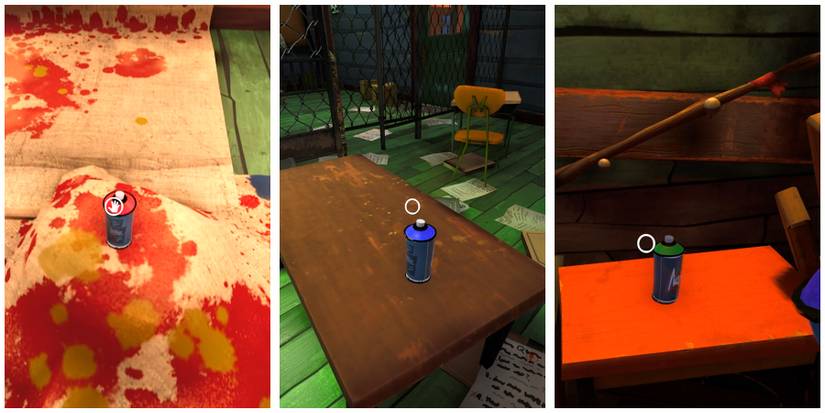 the spray cans locations in hello neighbor 2 back to school dlc