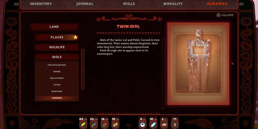 the twin idol description in blacktail
