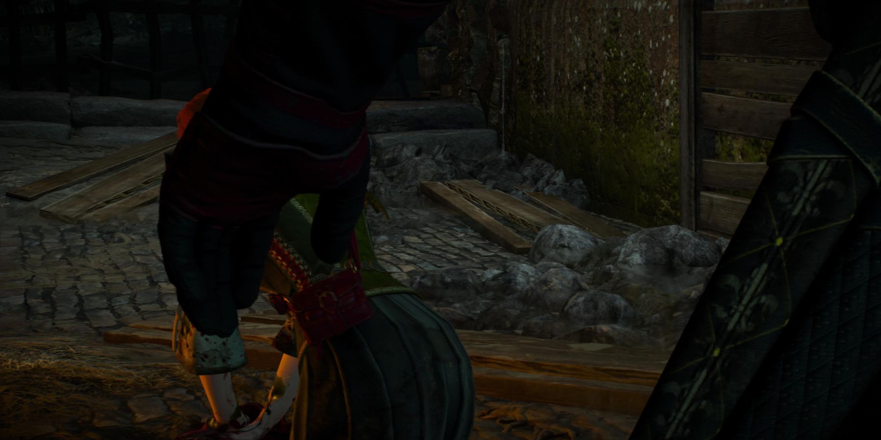 The witcher 3 Geralt encounters Shani in the sewer
