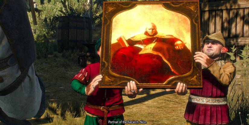 The Witcher 3 Hierarch Hemmelfart Painting 