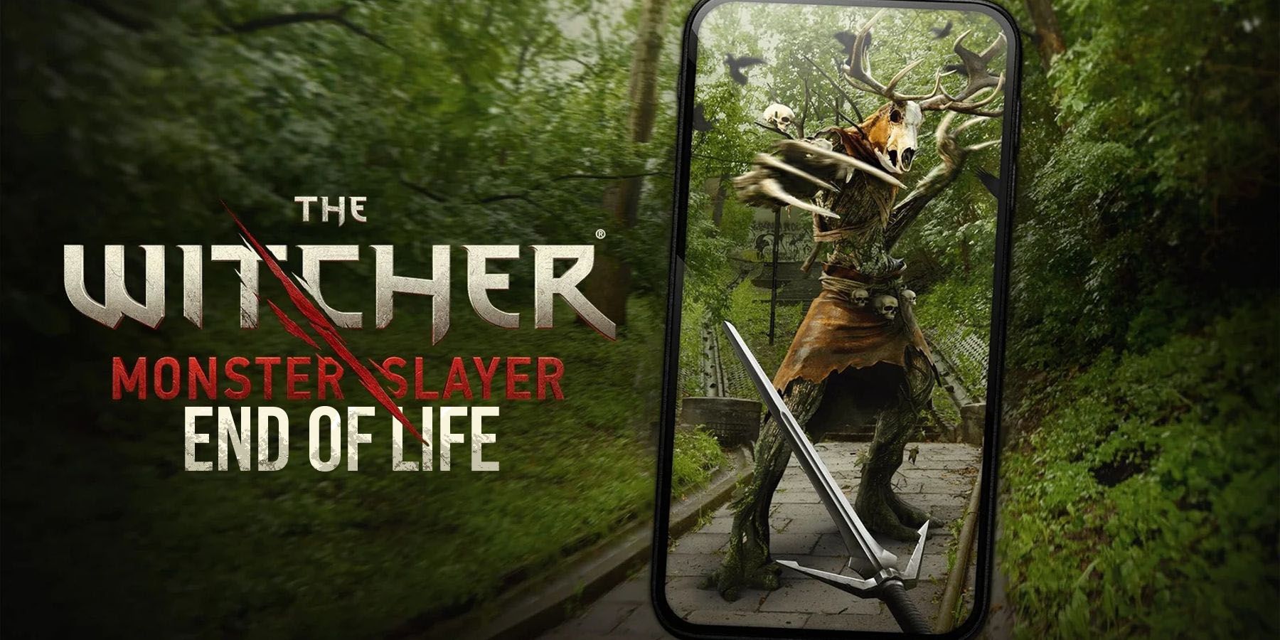 The Witcher Monster Slayer End of Life leshen cover art composite